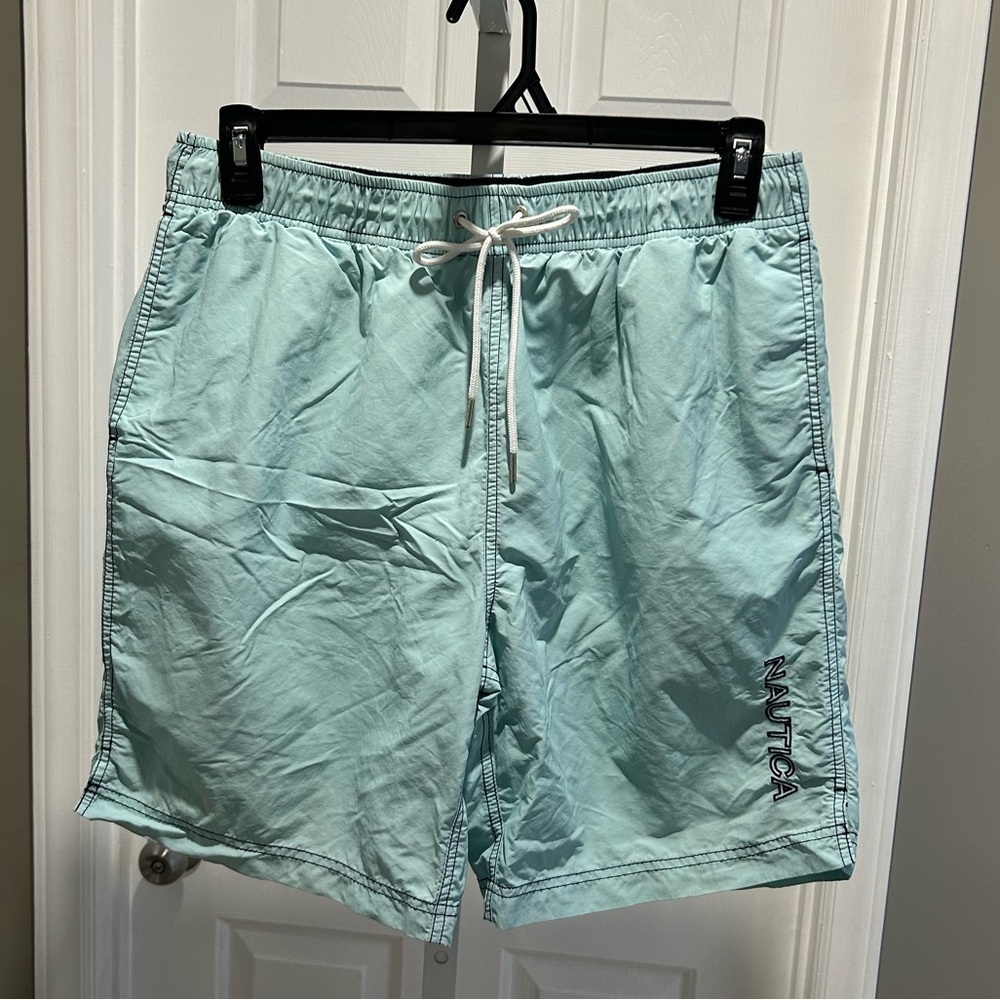 Nautica Men’s Mint Green Swim Trunks